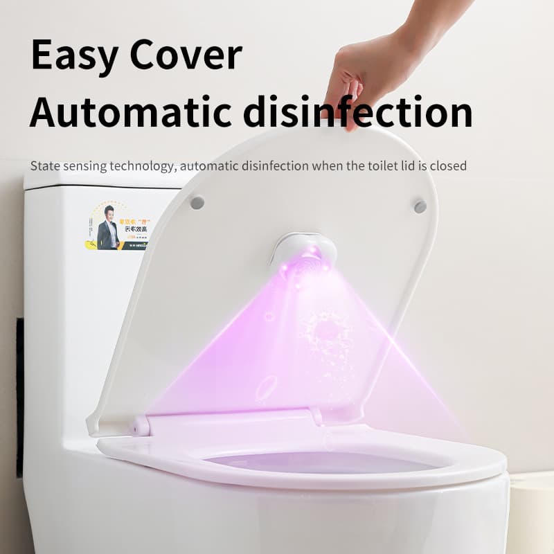 Cross-border toilet sterilizing lamp UVC ultraviolet portable mini disinfection lamp USB rechargeable sterilizer