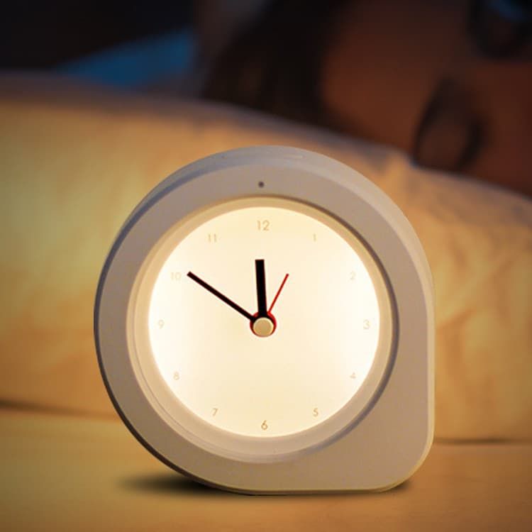 Guanzhou Fashion LED Clock Light Creative Alarm Clock with Timed Light Off Night Light