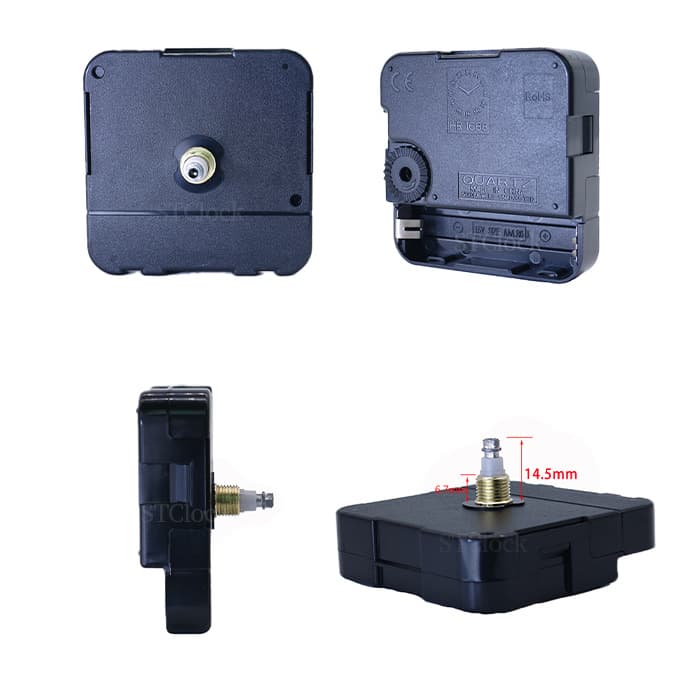 Quartz Clock Movement High Torque with Long Hands HR1688 Square Hole I Shaft Clock Core Metal Clock Hands Iron Art Clock Accessories