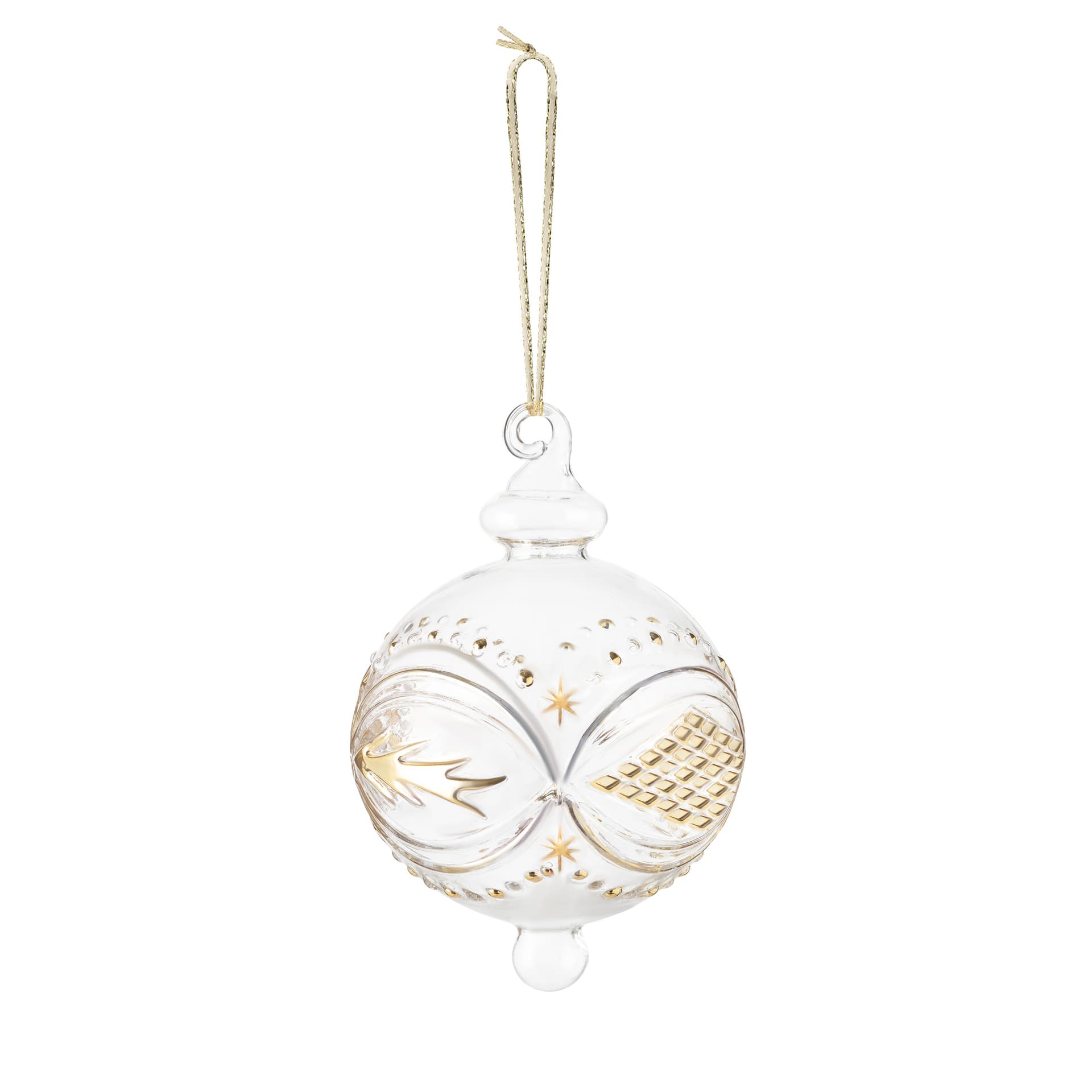 Cross-border Christmas atmosphere decoration Christmas tree pendants glass Christmas balls