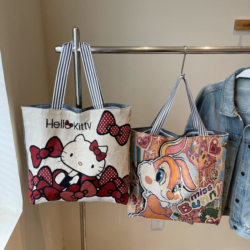 Commuting women's handbag foreign trade large shoulder bag casual simple manufacturer wholesale canvas bag large capacity