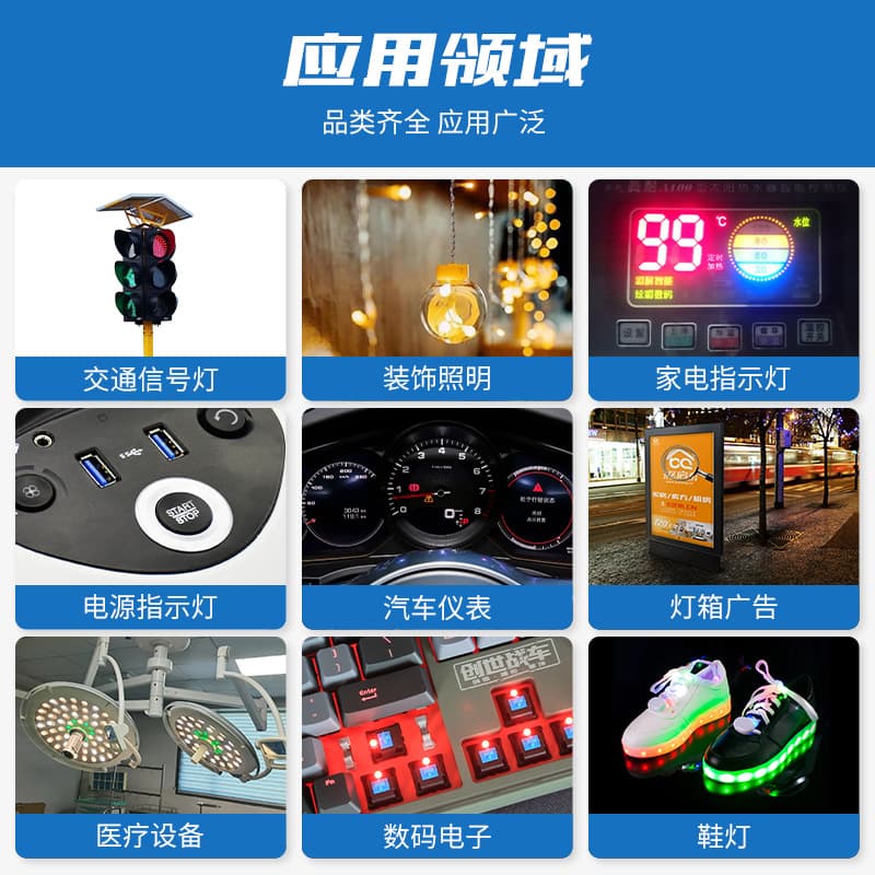 F8 Straw Hat White Through-Hole LED Bead, Wide-Angle Wide Bracket High-Power LED Bead, Flashlight Reflector Cup Manufacturer