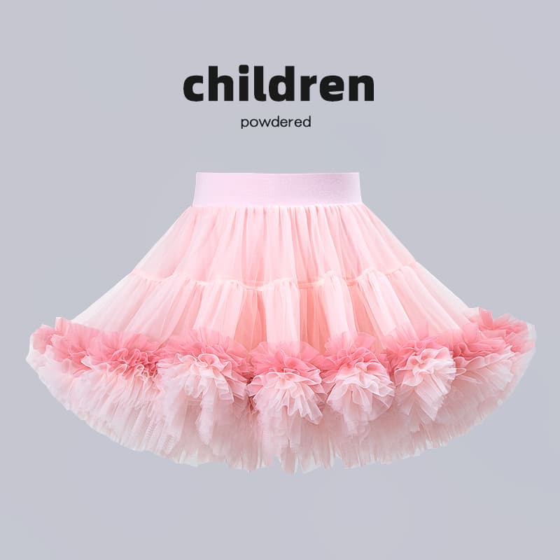 Princess Dress Girls Tutu Skirt Class A Children Half Skirt Super Puffy Cake Skirt Baby Girl Puffy Skirt Spring Tutu Skirt