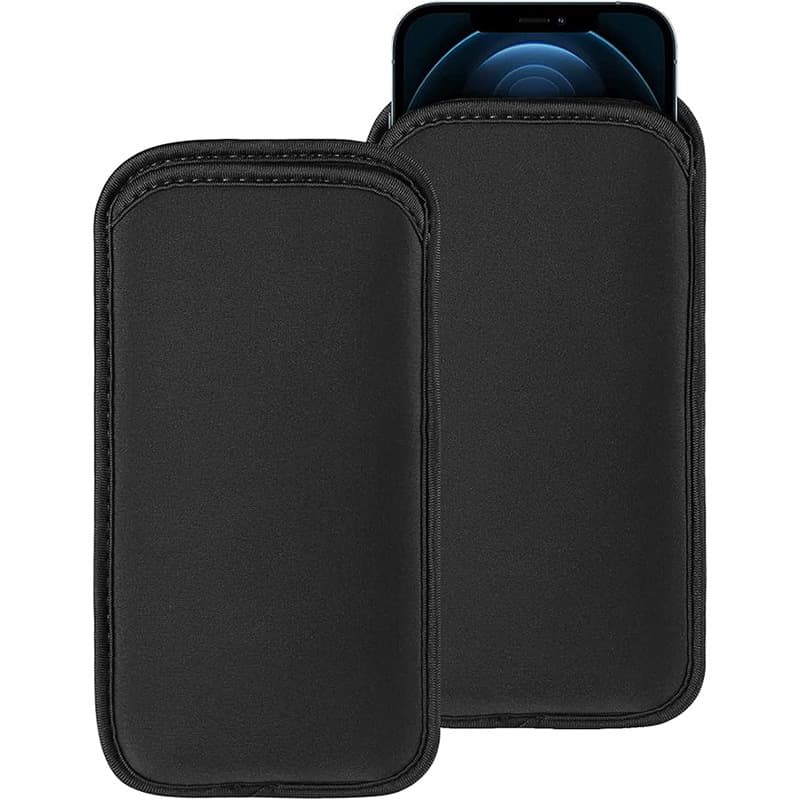 Custom Neoprene Phone Pouch Waist Bag Power Bank Case Phone Organizer with Logo Printing