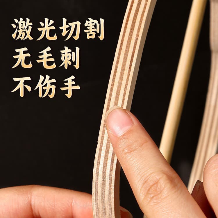 Double Ninth Festival Intangible Cultural Heritage Silk Fan DIY Material Kit: Complete Set of Tools, Frame, Frame, Silkworm Cocoon Fan Craft Activity