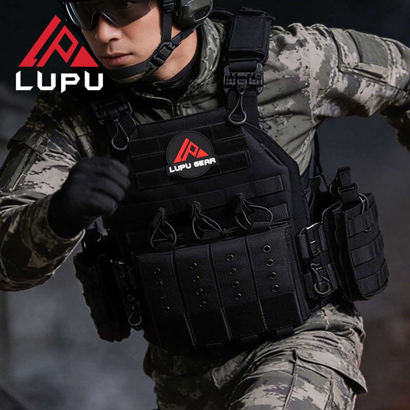 New Cross-Border Multifunctional Quick-Release Tactical Vest Lightweight Plate-Carrier Combat Vest with MOLLE Expansion Training Suit