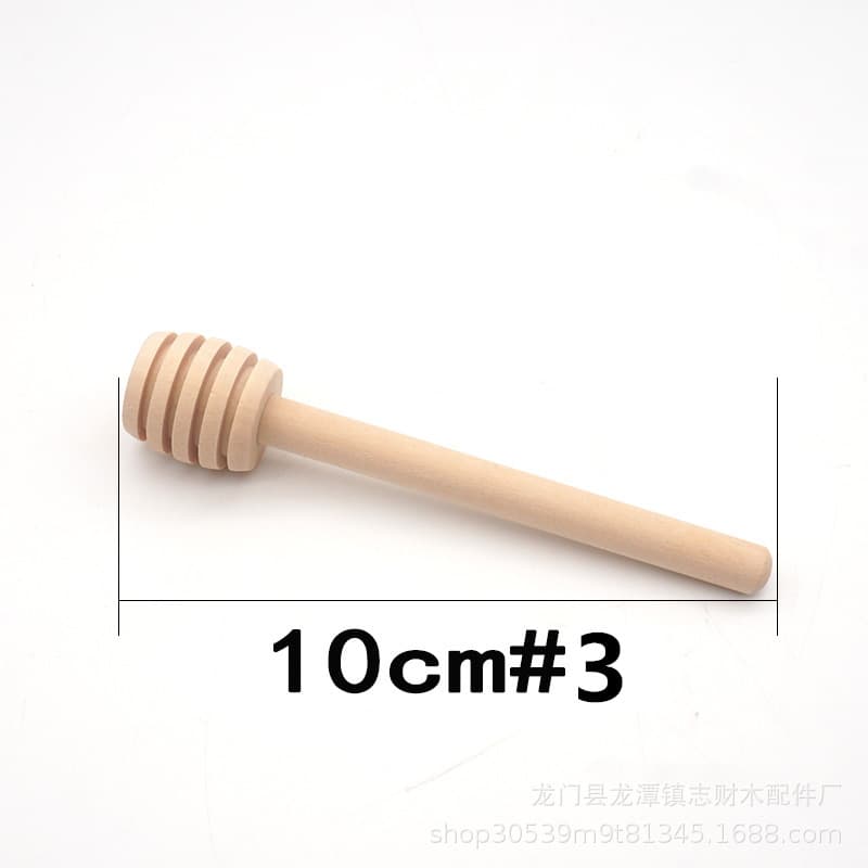 Cross-border Source Wooden Honey Stick Honey Stirrer Solid Wood Stirring Stick Honey Extraction Coffee Manual Stirring Stick