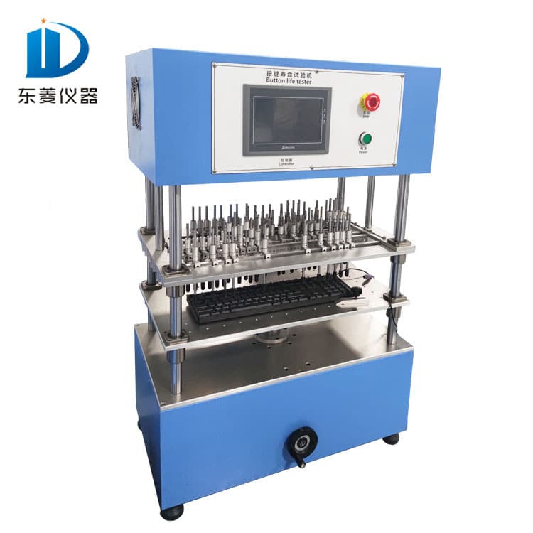 Fully Automatic Keyboard Key Life Testing Machine, Keycap Switch Durability Tester, High Pressure Stability Accuracy