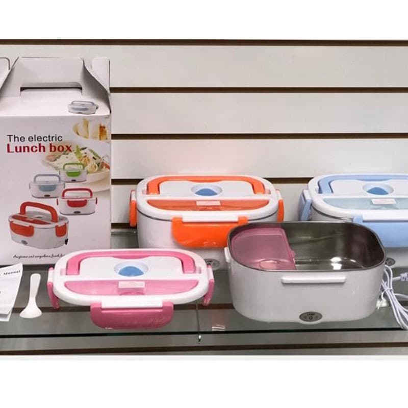 Stainless Steel Electric Lunch Box for Export, 110/220V, Plug-in Heating Lunch Box for Cross-Border Trade