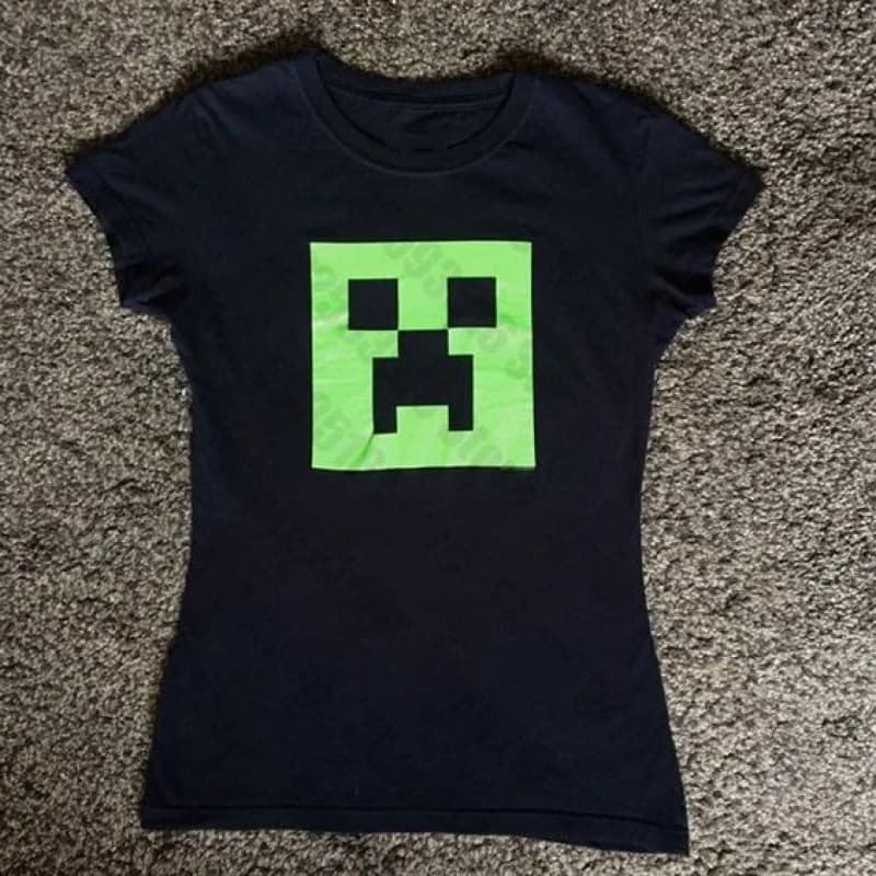 European size cotton Clotng Female 90s Clothes for Emo Trashy Y2k 2000
