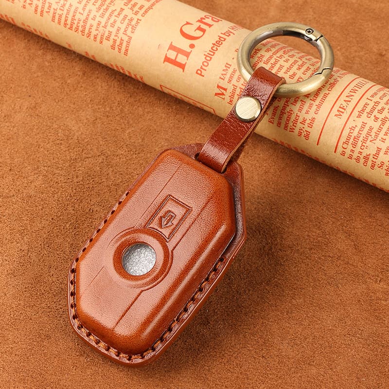 Leather Key Case Cover for BMW Motorcycle R1250GS ADV Water Bird C400GT 750GT