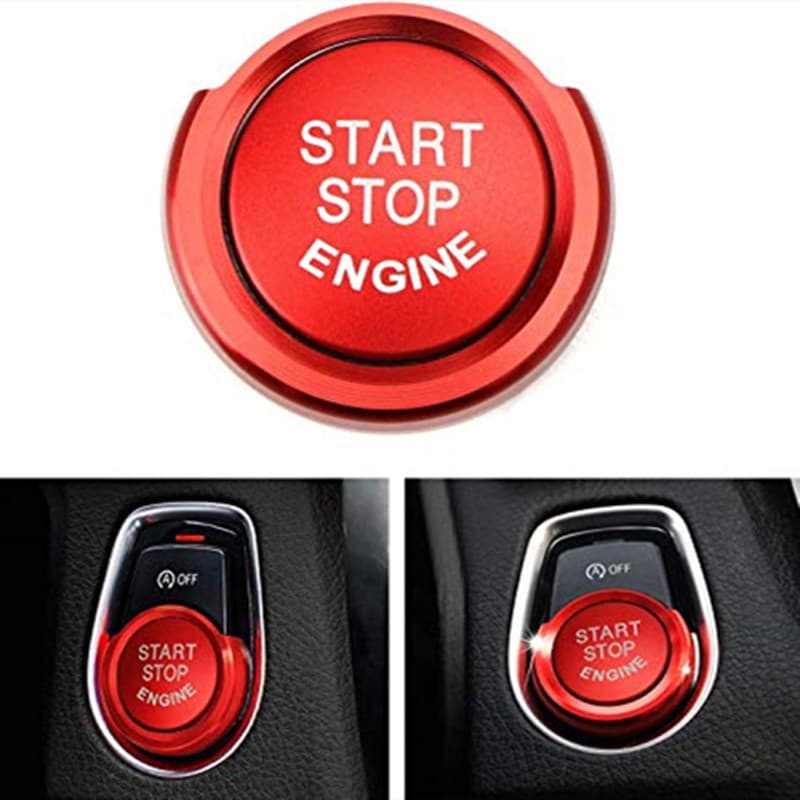 For BMW 1 Series 2 Series 3 Series 3GT 4 Series X1 E90 E92 E93 One-Button Start Trim Ring Cover