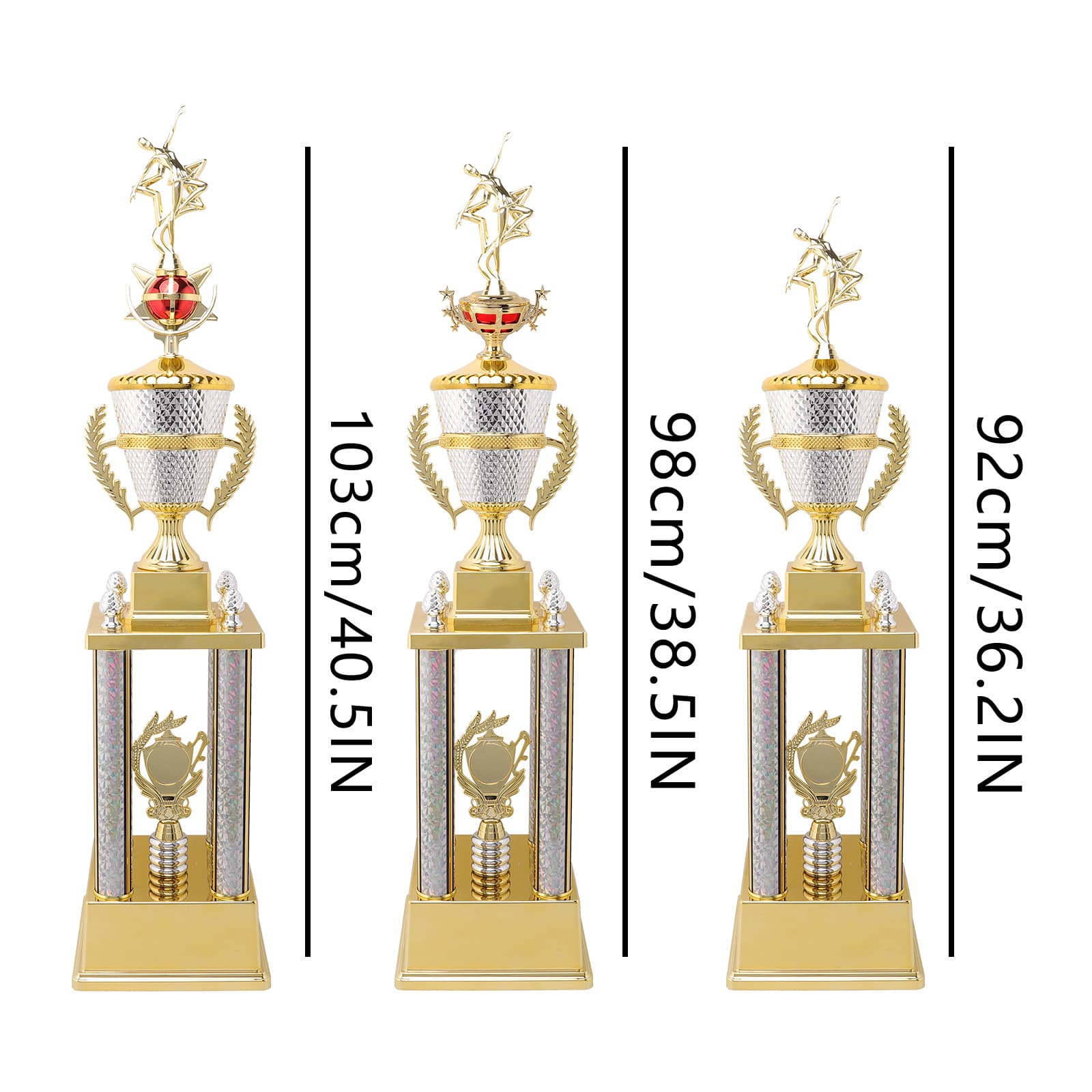 Custom Karate Trophy Taekwondo Martial Arts Boxing Model Beauty Competition Creative Plastic Grand Trophy Customized