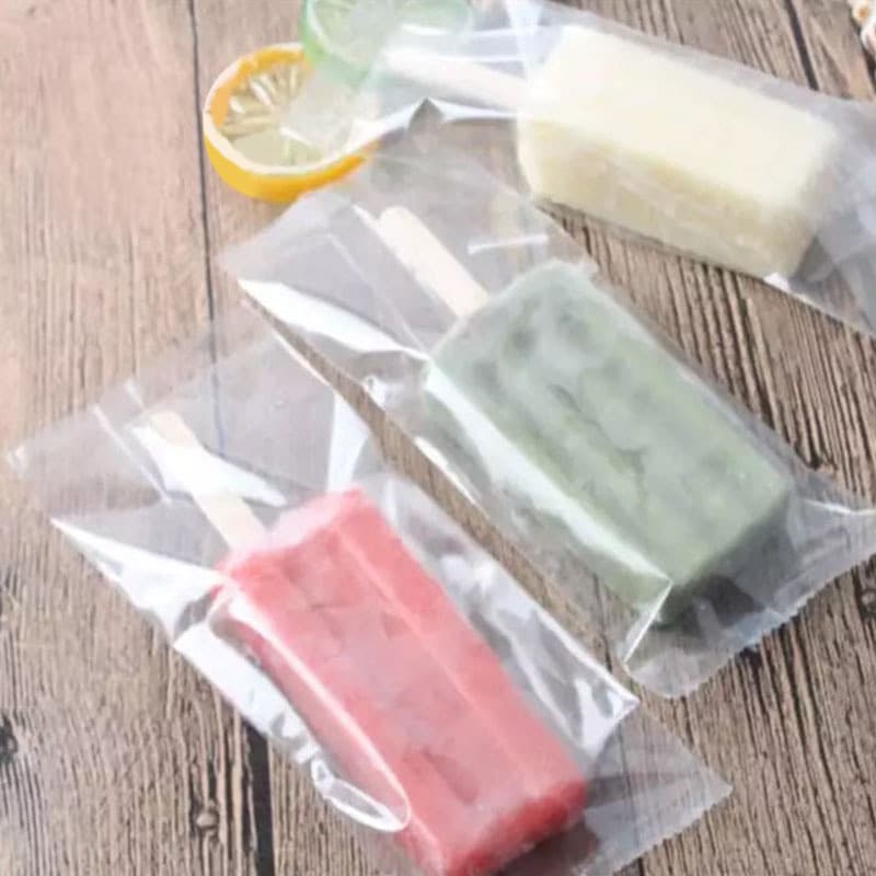 Factory Direct Supply Handmade Ice Cream Bag Transparent Popsicle Packaging Bag Homemade Old Popsicle Ice Cream Sorbet Bag In Stock