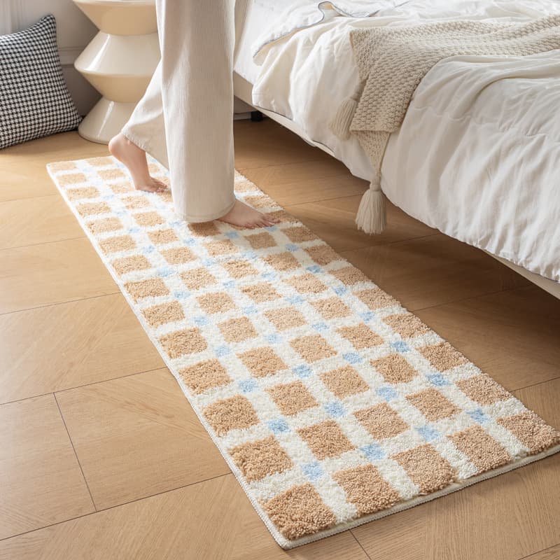Korean Cream Ins Style Bedside Window Sill Rug Living Room Sofa Closet Waterproof Non-Slip Mat All Seasons