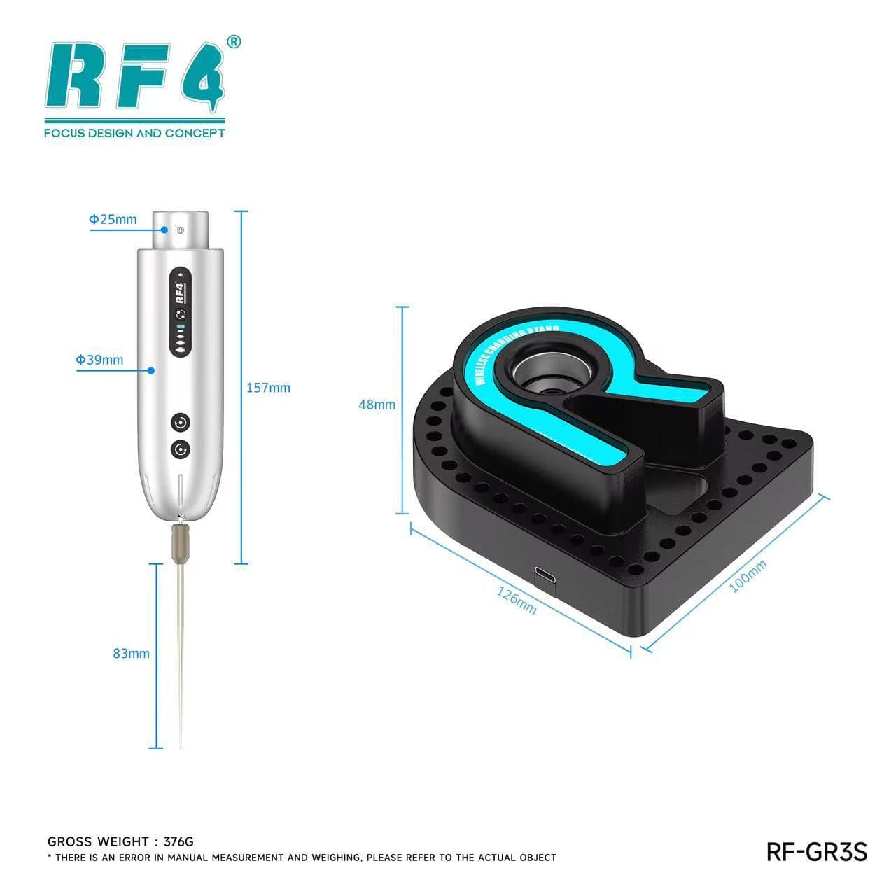 -GR3S Phone Repair Adhesive Remover Machine, Curved and Flat Screen OCA Glue Removal Tool, Tape Winder