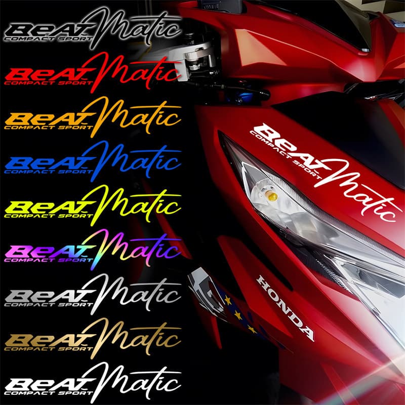 Cross-border applicable for Honda Beat motorcycle fuel tank sticker body modification decorative decal reflective waterproof