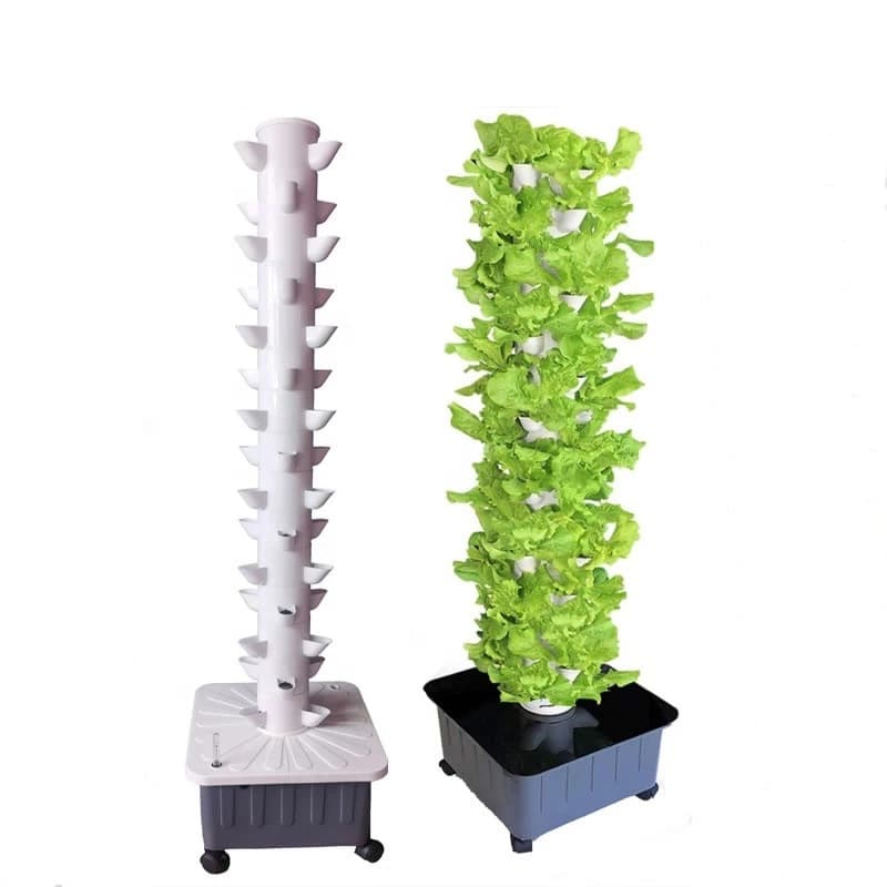 New 45-hole Vertical Planting Soilless Cultivation Hydroponics Vegetable Planting Machine Vertical Tower For Home School