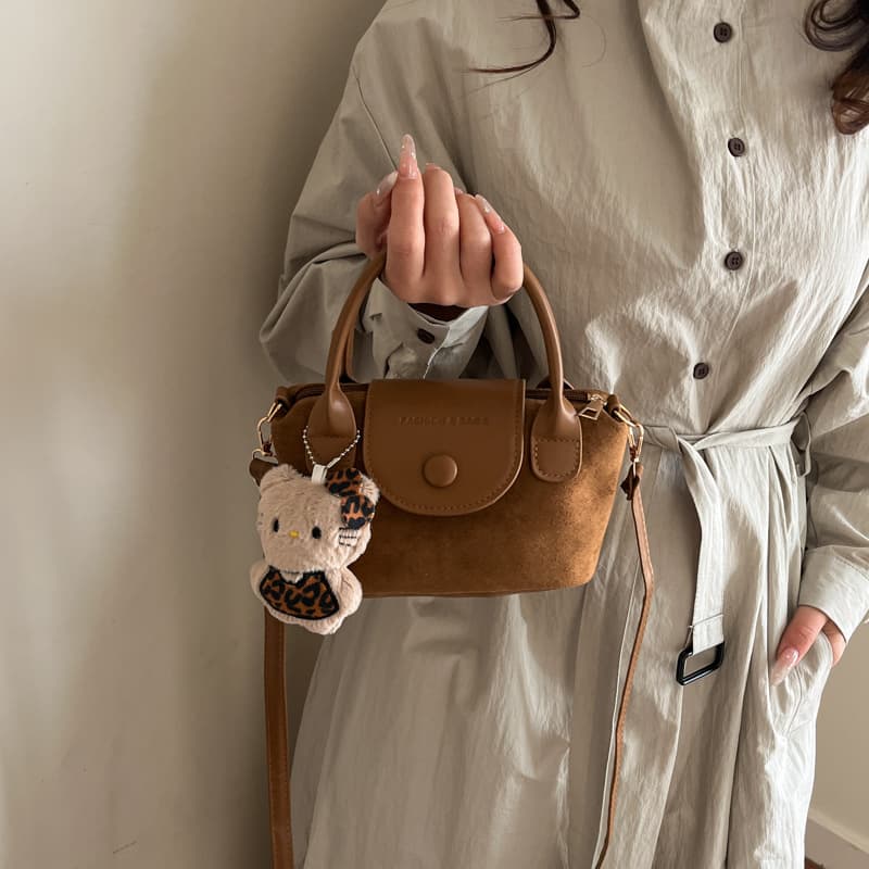 Fashionable Korean-Style Dumpling Bag 2026 Hot-Selling Color-Block Patchwork Minimalist Textured Underarm Bag Commuter Single-Shoulder Crossbody Bag for Women