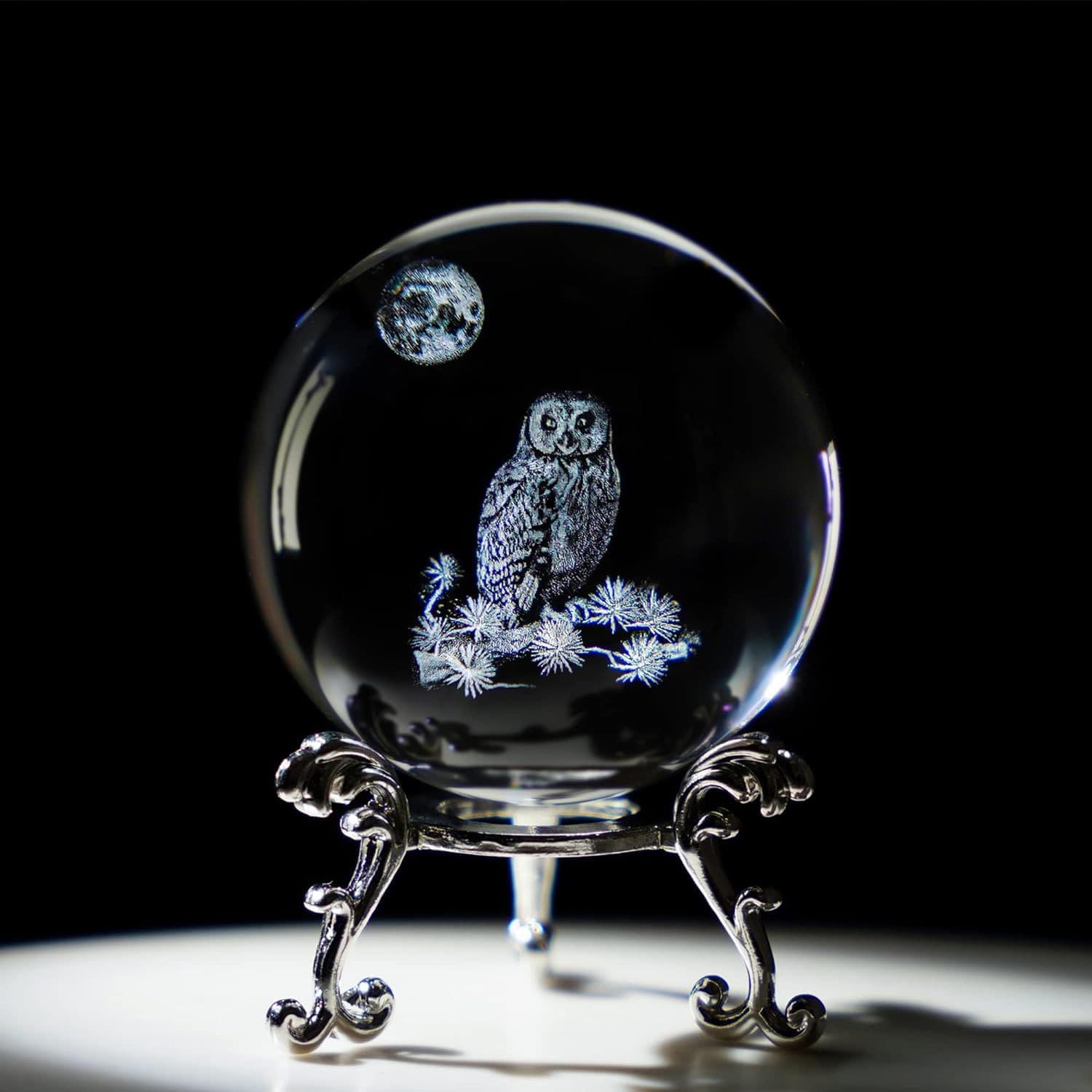 Crystal Ball Laser Inner Carving Desktop Ornament Wholesale Birthday Gift Present Creative Home Craft Drop Shipping