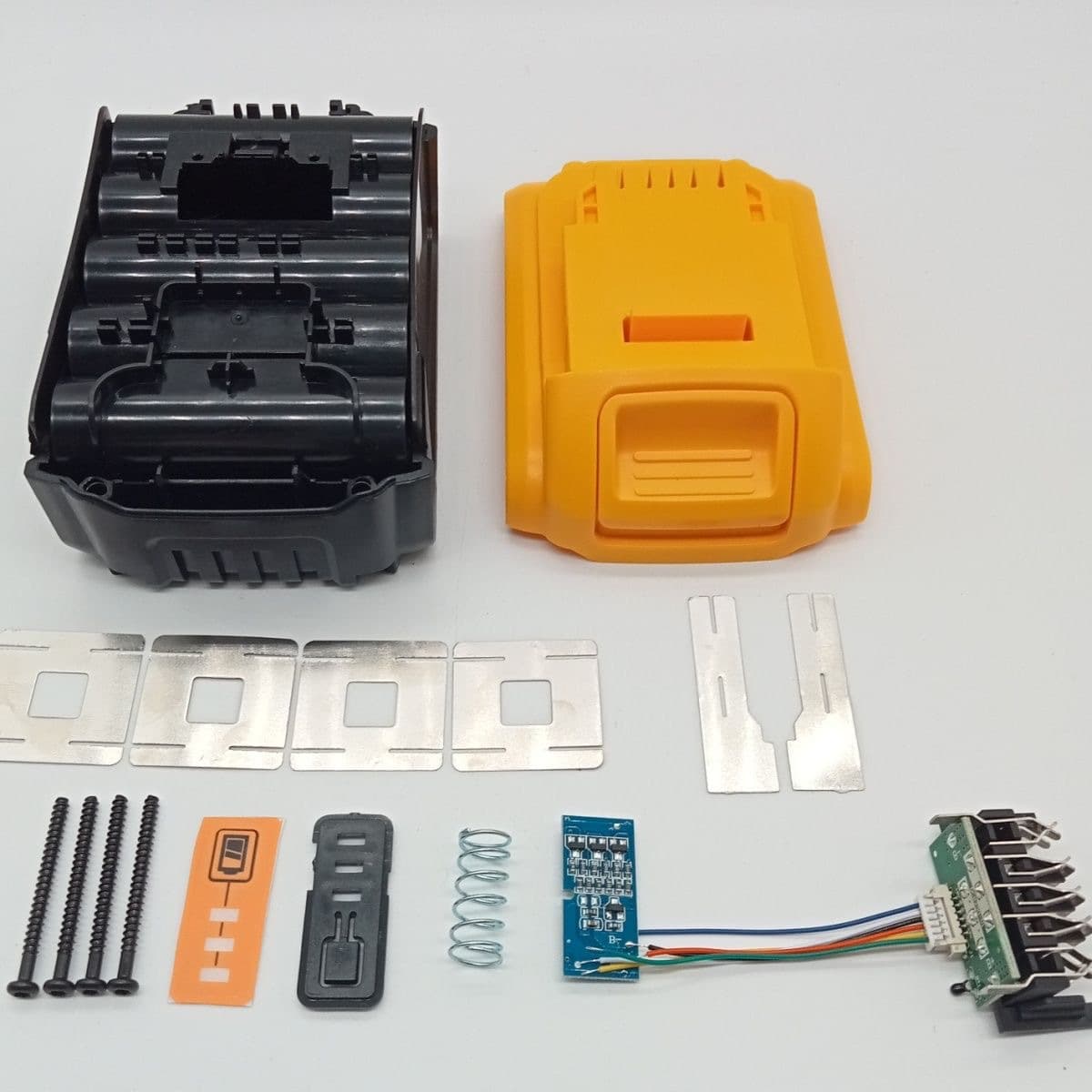 Compatible with DeWalt 20V 5-cell 10-cell 15-cell DCB200 Power Tool Plastic Shell Kit