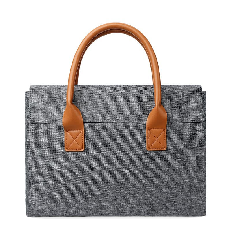 Simple and lightweight laptop bag, new briefcase, conference gift bag, customizable solid color, logo can be customized.