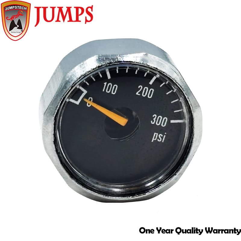 Factory Supply 25mm Chrome-Plated Brass Mini Pressure Gauge 0-300psi Air Pressure Constant Pressure Valve Pressure Gauge Thread 1/8NPT