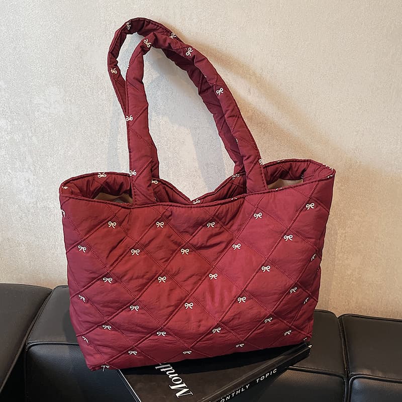 College Student Commuter Tote Bag for Women, Casual Style New Fall/Winter Bag, Shoulder Crossbody Bag, Relaxed Underarm Bag