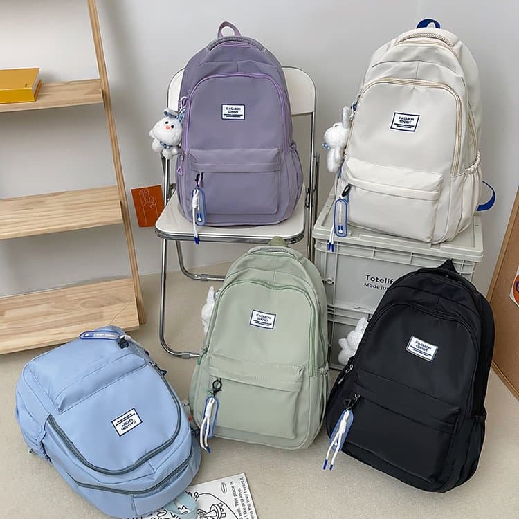Trendy Middle and High School Student Backpack Ins Harajuku Style Campus Bag 2025 New Large Capacity School Backpack