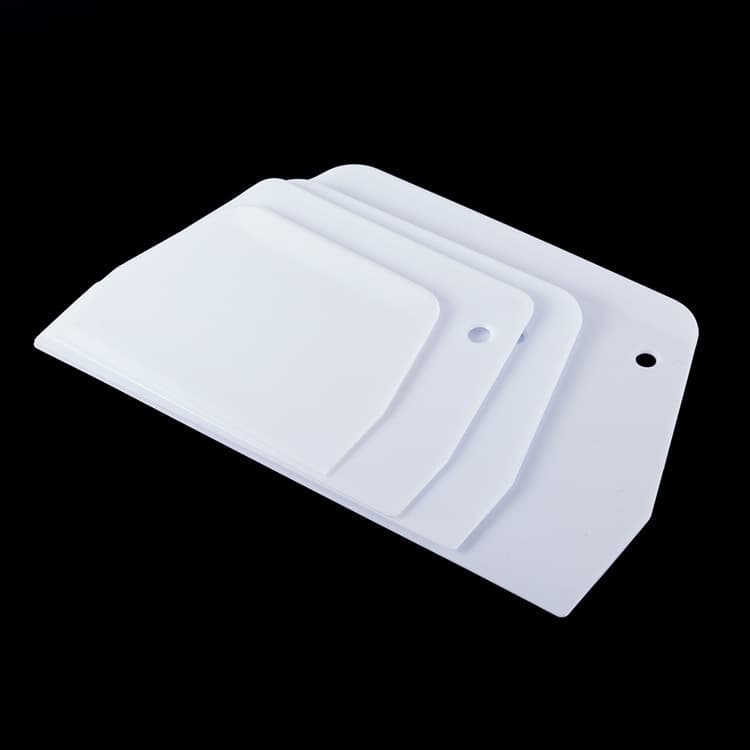 Plastic Rubber Scraper for Flour, Large Press Board Knife, Rubber Flour Scraper