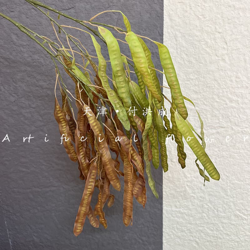 Hanging Bean Flower Simulation Flowers Wedding Floral Materials Home Decoration Hotel Scene Decoration Artificial Flowers Wholesale