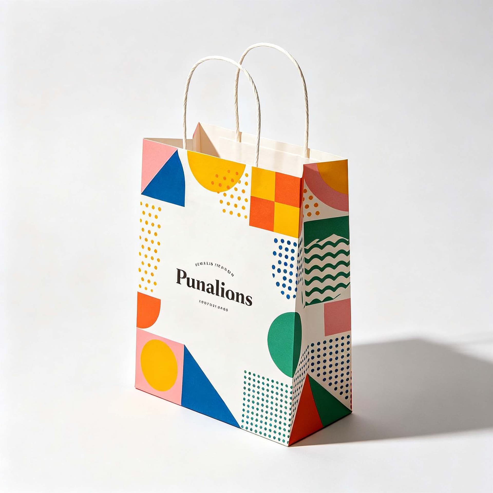 Custom Corporate Tote Bag White Cardboard Bag Eyeglass Shopping Bag Clothing Store Gift Bag Kraft Paper Tote Bag Custom