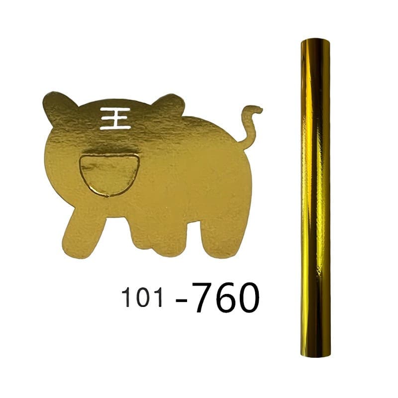 Factory direct gold stamping paper, wash-resistant and iron-resistant gold stamping fabric.