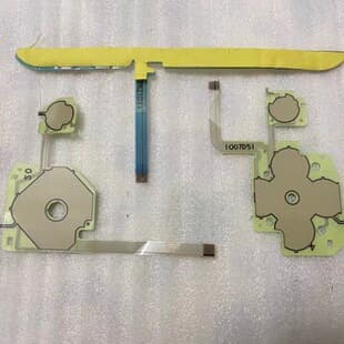 Original New PSPE1000 Right/Left/Volume Flex Cable PSPE1000 Conductive Film No Rubber Pad