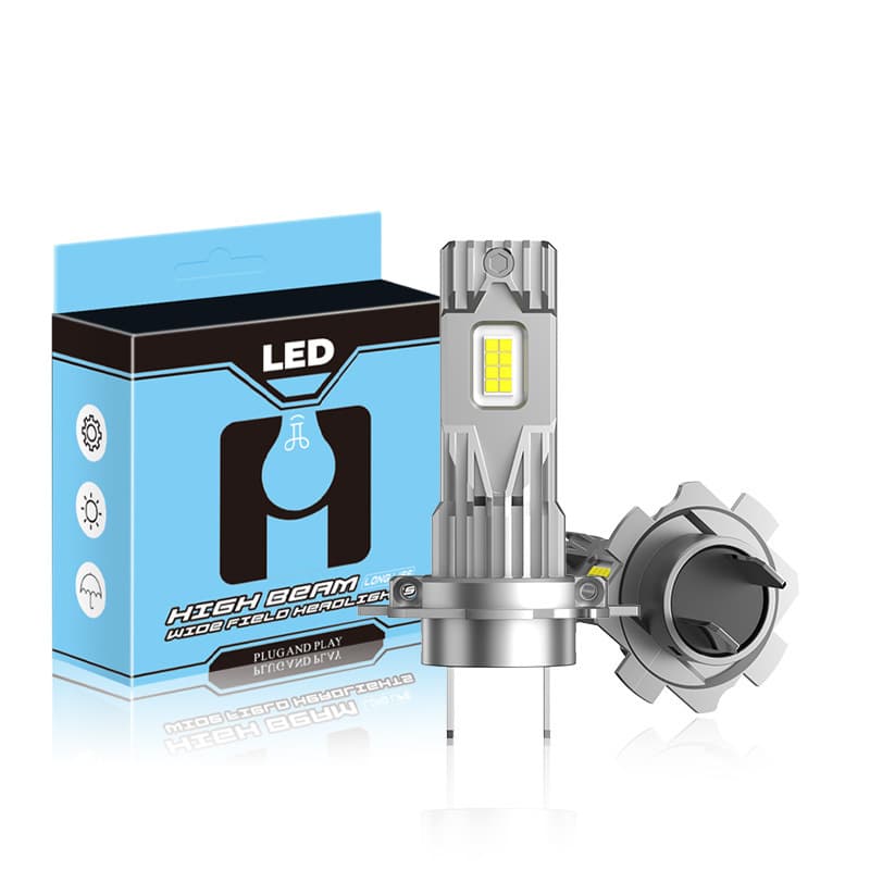 Cross-Border New Model D8P Car LED Direct Plug-In Headlight H7 H11 H4 9005 Modified High-Brightness Spotlight Bulb