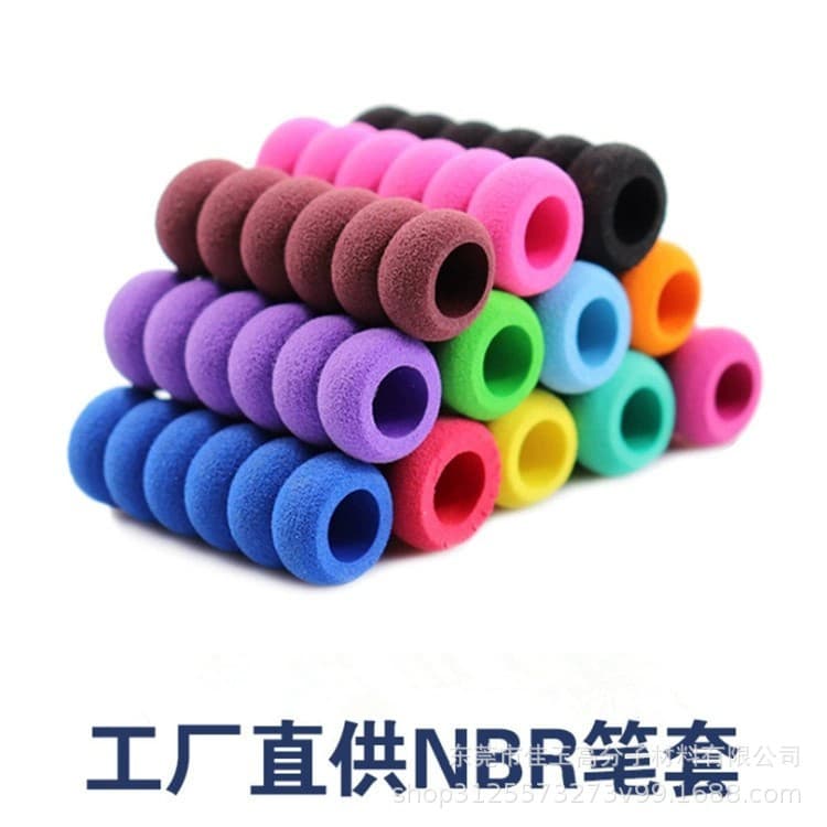 Jiayu Wholesale Children's Sponge Pen Grip Sleeves, NBR Drawing Pen Grip Sleeves, EVA Pencil Sleeves, Rubber and Plastic Pen Sleeve Handles