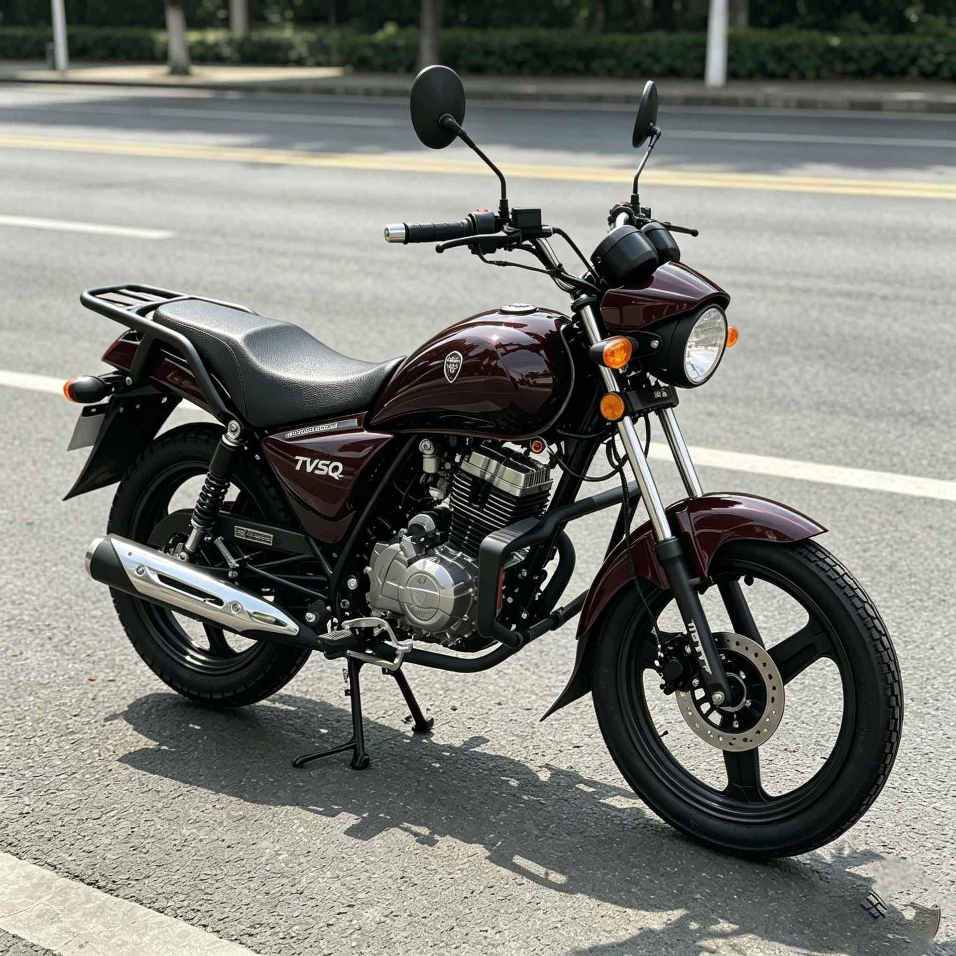 Riding two-wheeled fuel motorcycles, comfortable seats, low fuel consumption, urban and rural cargo hauling, thickened body for household use, wear-resistant, hot seller