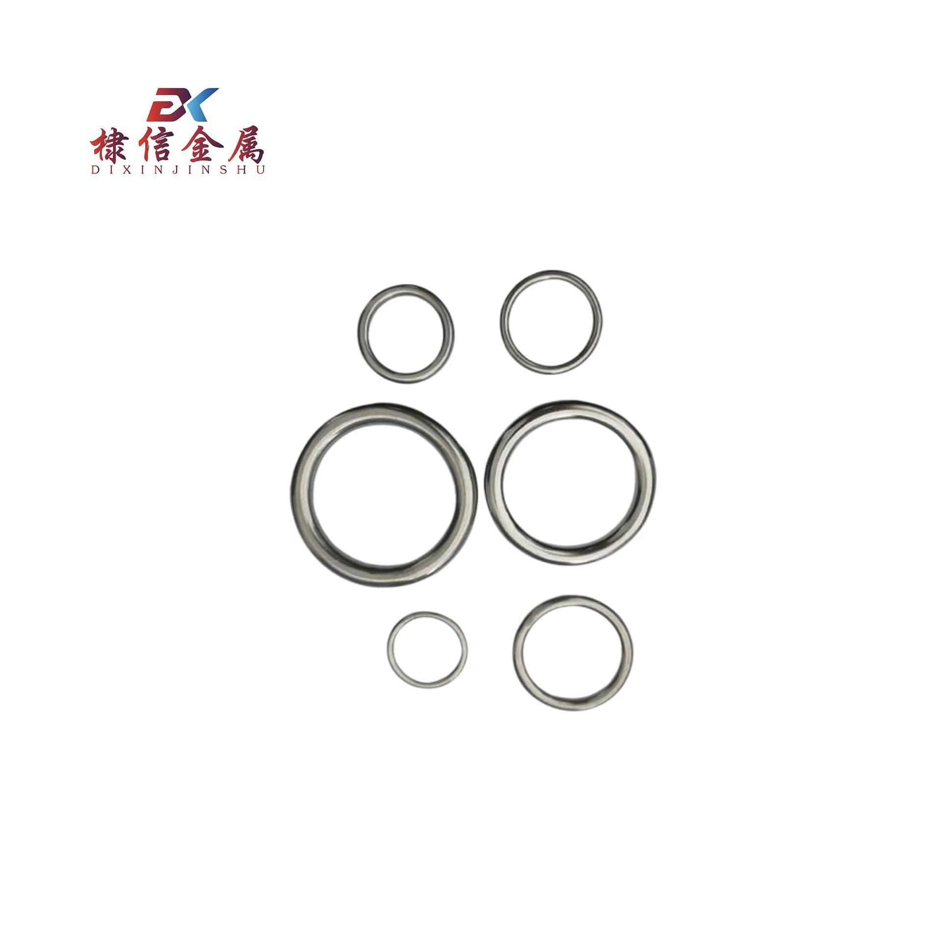Stainless Steel Ring Hammock Yoga Connection Ring Closed Hand Pull Metal Ring Solid Welded O-Ring Steel Loop