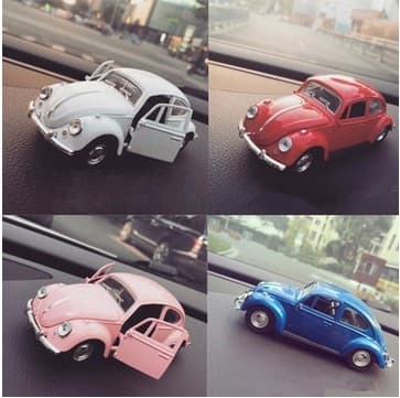 Vintage Classic Car Model Ornament, Beetle Car Decoration, Factory Wholesale