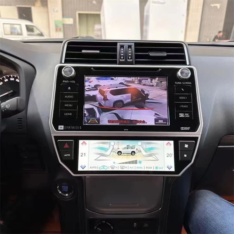 Compatible with 2018-2022 Toyota Prado Land Cruiser Prado Air Conditioning Display LCD HD Touch Control Cross-border