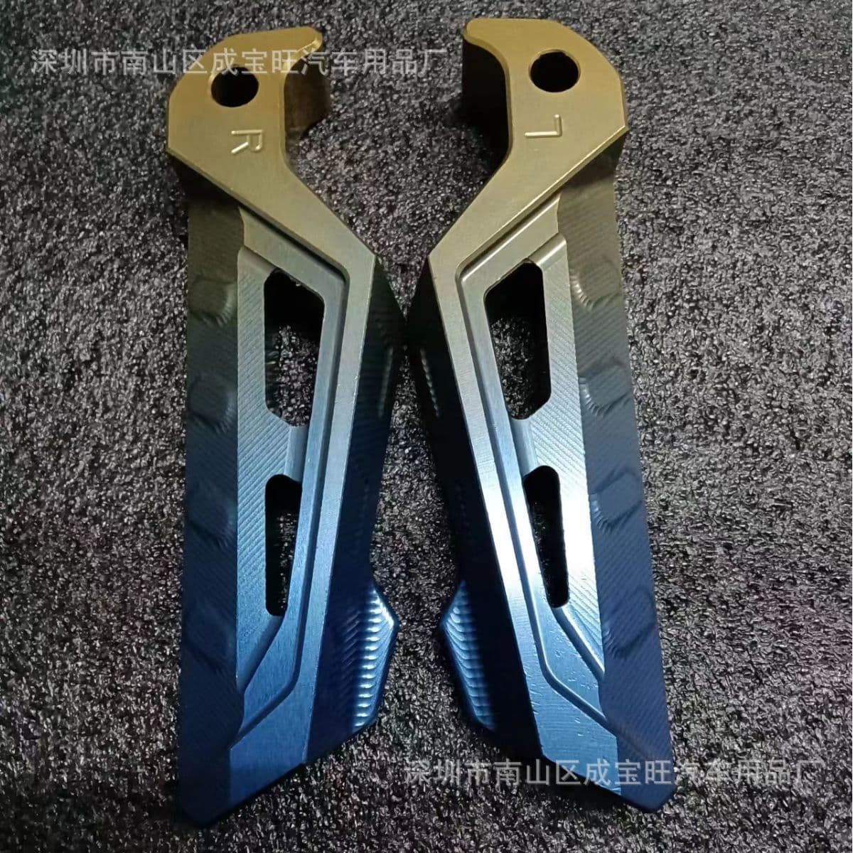 Compatible with 2023 Yamaha NMAX1300 Modified Phantom Color Rear Foot Peg Pedal XMAX300/NVX155/AEROX