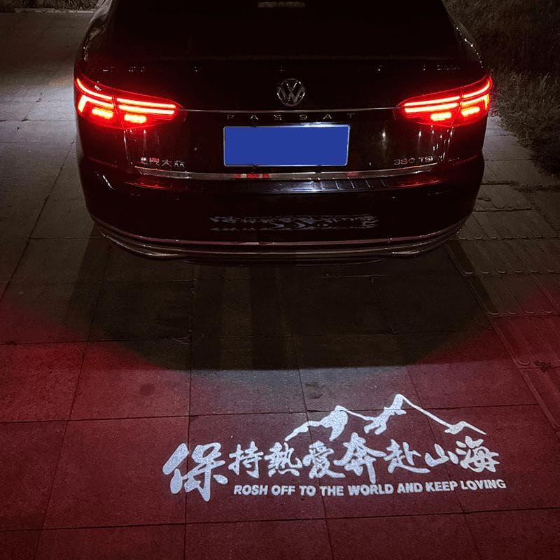 License Plate Projection Light for Volkswagen Magotan B9, Passat, Lamando, Tharu, Tacqua, Tiguan, Teramont, Sagitar