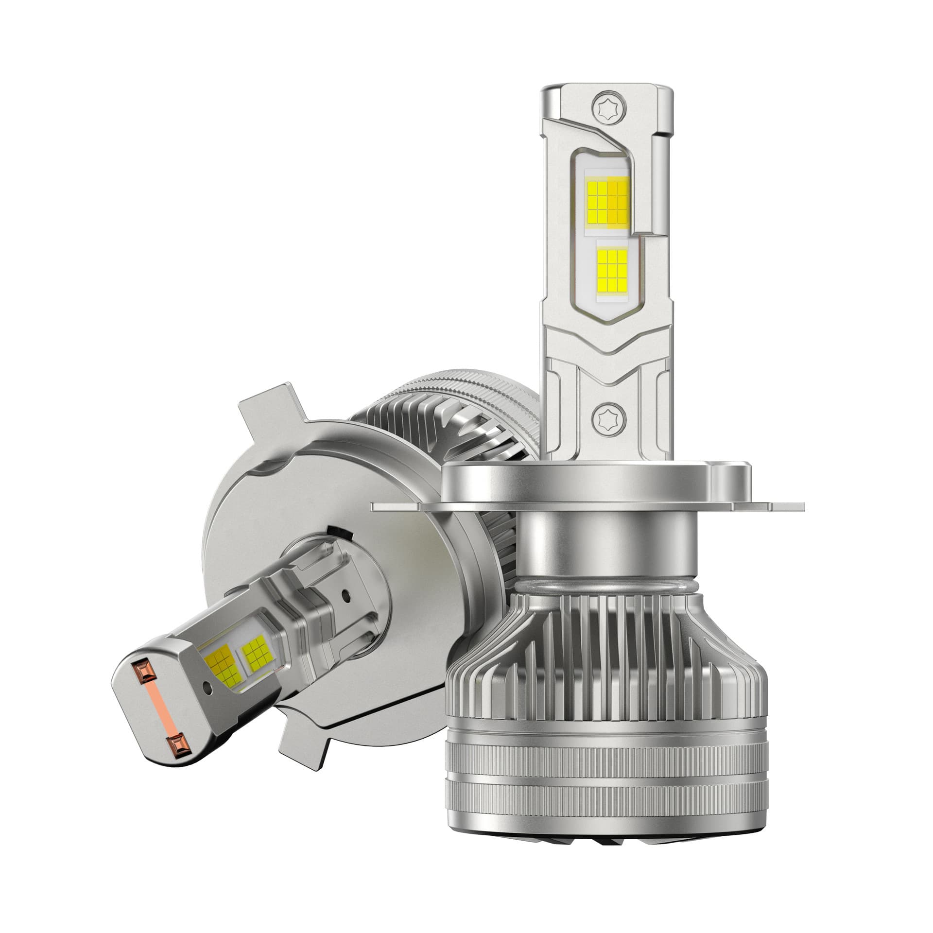 2025 New Model R10 Smart App Car Light Dimming High-Power Automotive AI LED Upgraded Headlight White and Yellow H4 H7 Lamp