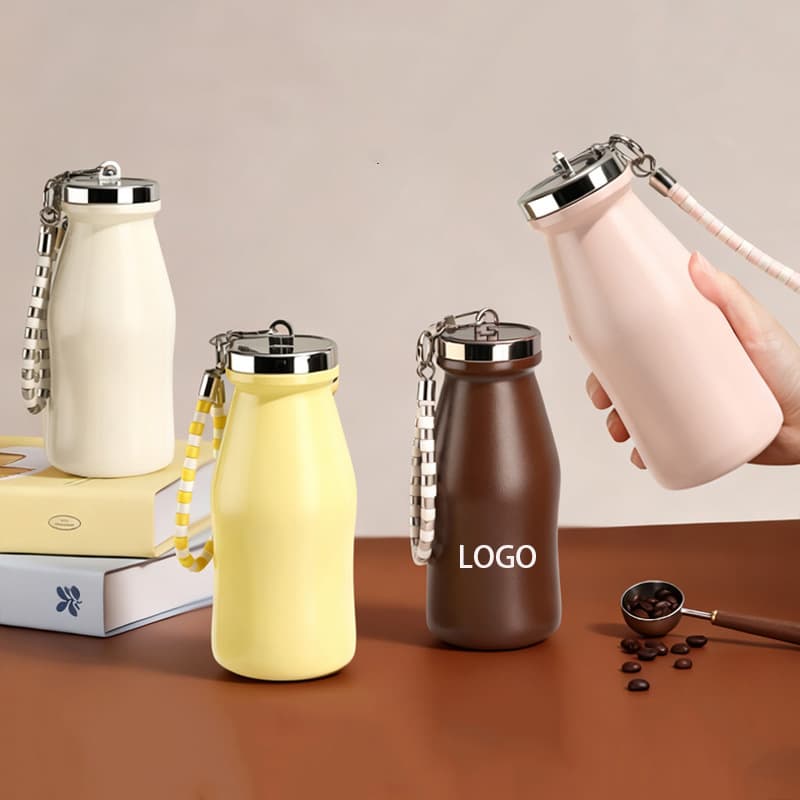 Mini Pocket Insulated Cup for Women New High-Aesthetic Portable Compact Small Milk Cup Pocket Soy Milk Water Cup