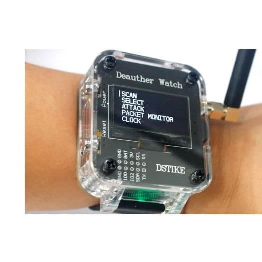 DSTIKE Deauther Watch V3S IoT Security Testing Watch Hacker Maker Watch