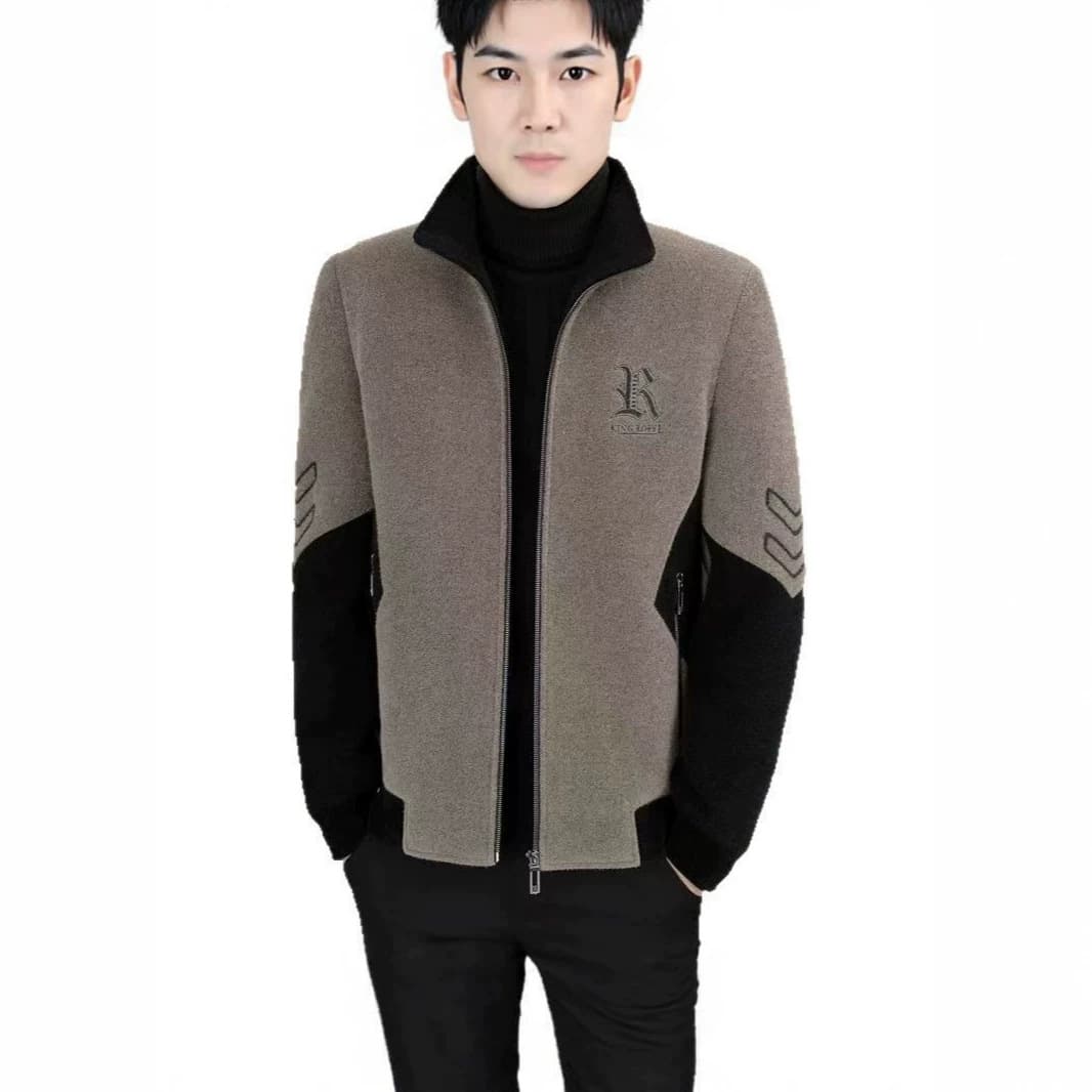 26 New Men's Jackets Men's Coats Spliced Casual Versatile Fashion Trend Spring Autumn Winter Short Jackets
