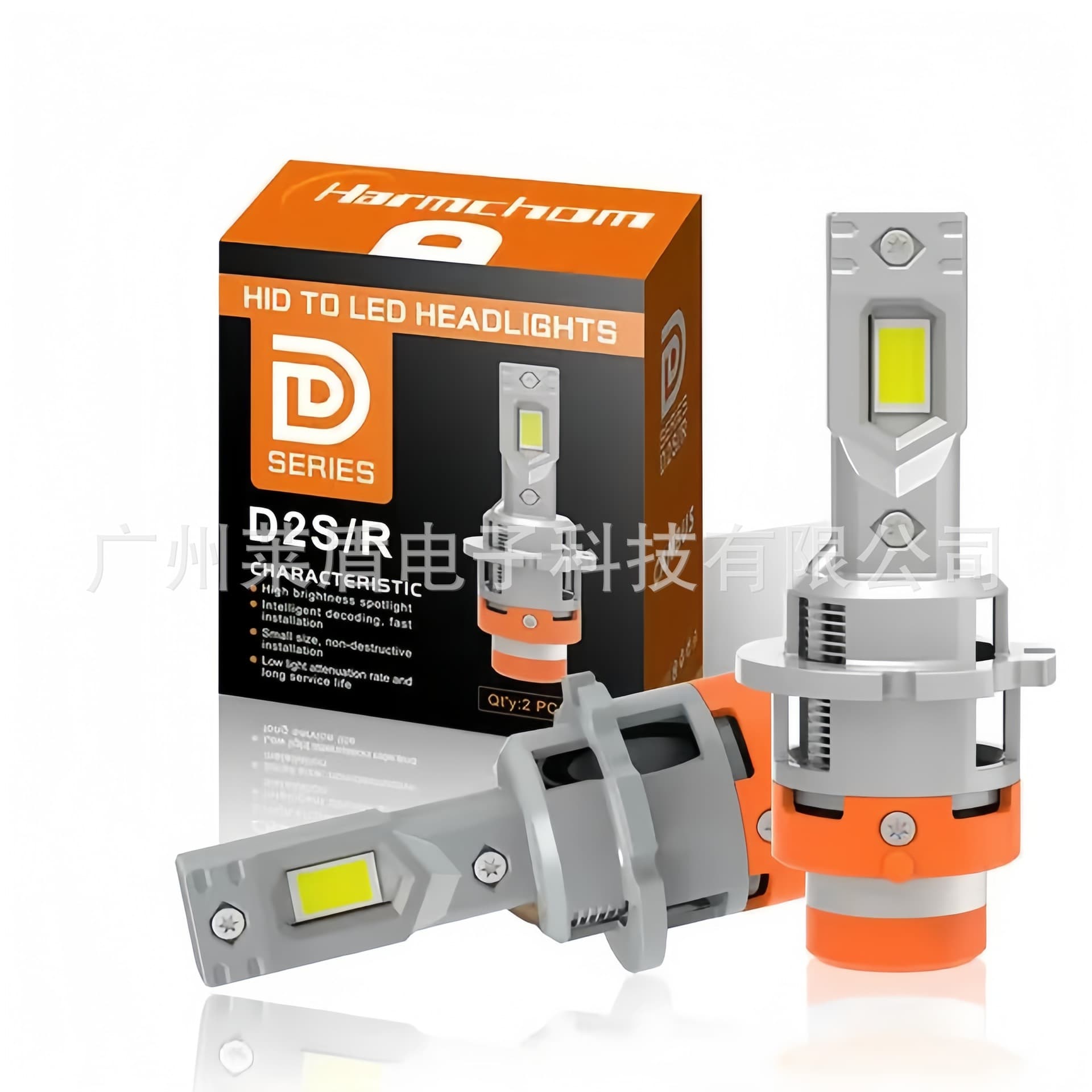 Factory Hot Sale 1:1 Plug-in Car LED Mini D2S D4S Headlight, Direct Replacement for Original Xenon Headlights