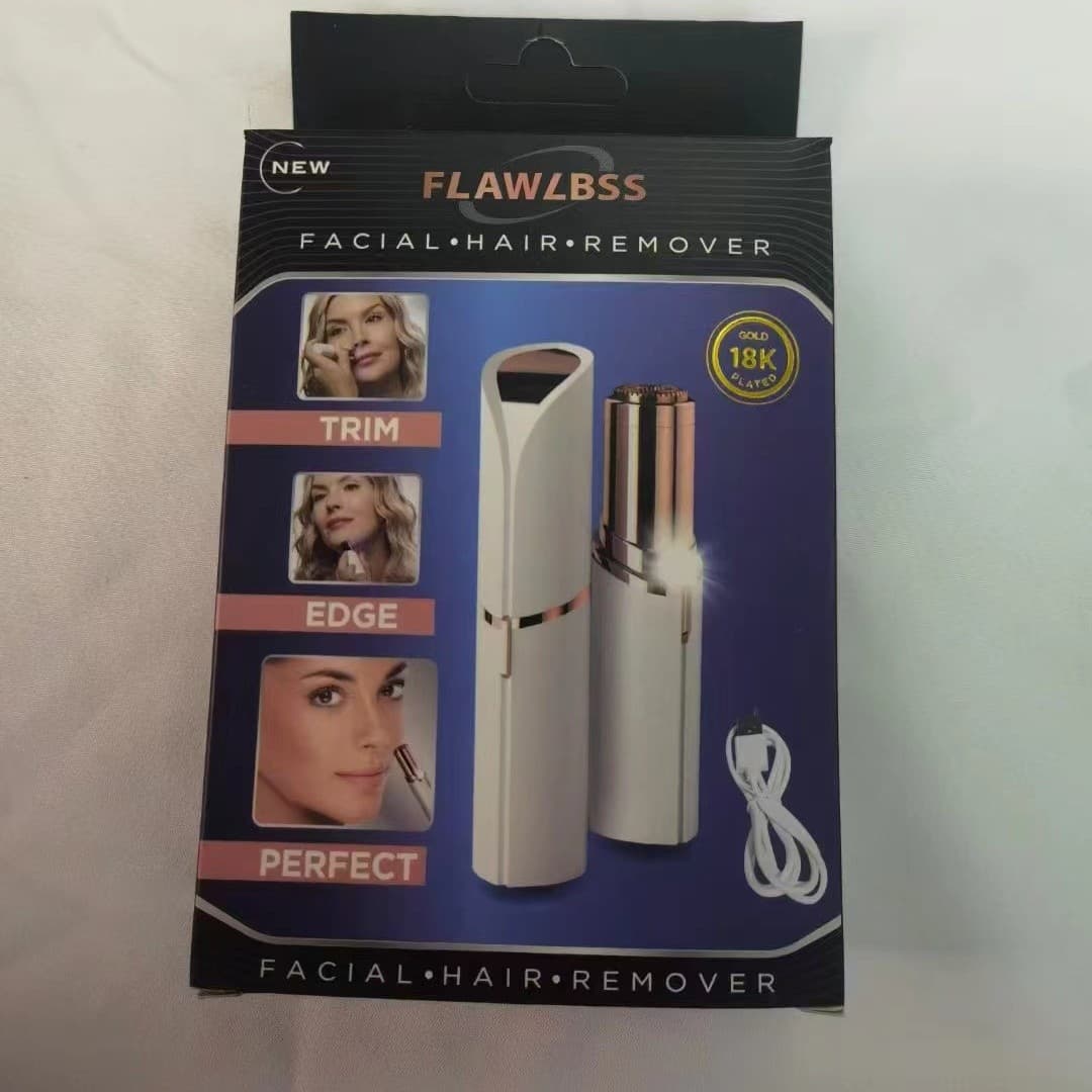 Lipstick Electric Hair Remover, Trimmer for Women, Mini Facial Hair Removal Device, Face Shaver