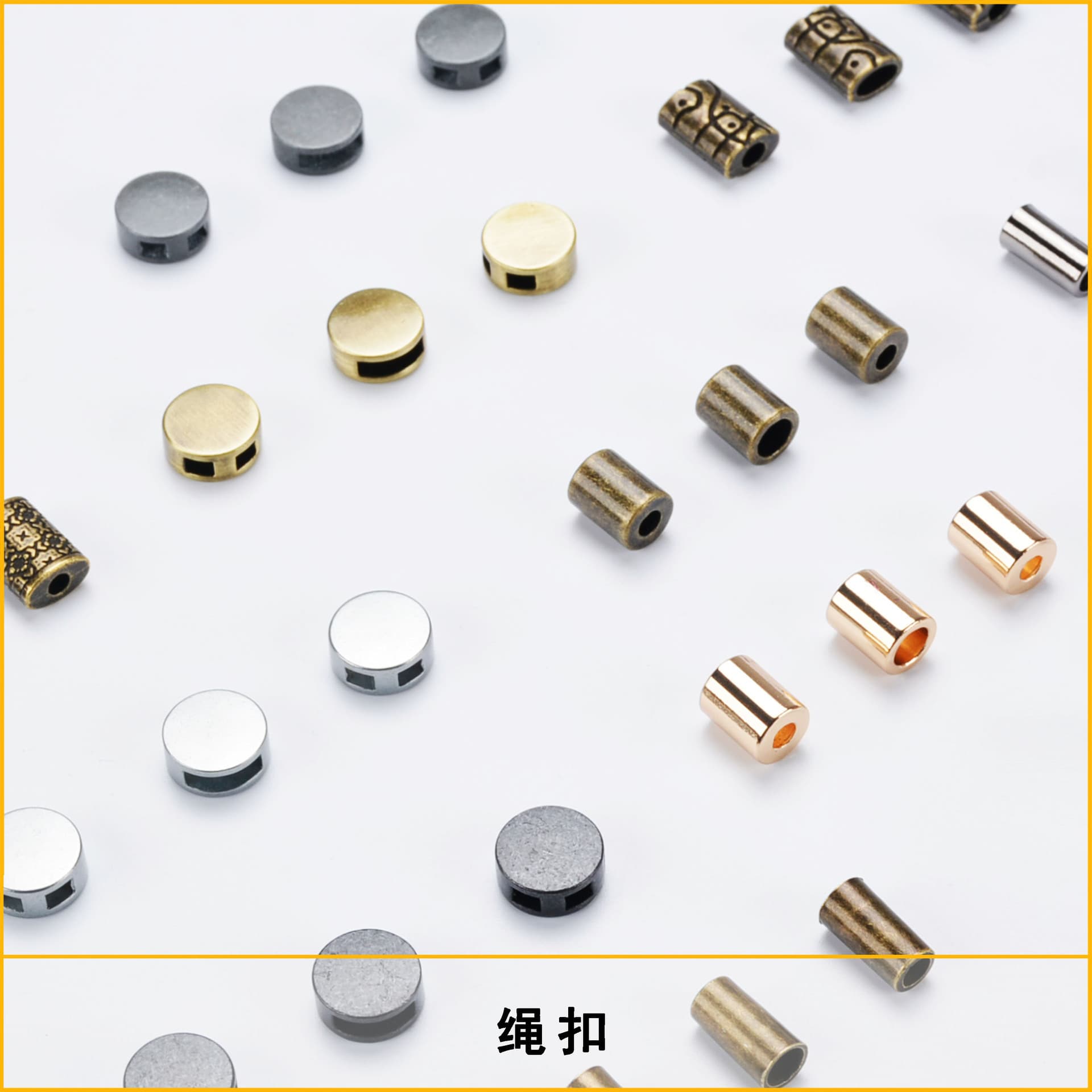 Travel Notebook Metal Buckle Decorative Button DIY Elastic Cord Handmade Accessories Bookmark Zinc Alloy