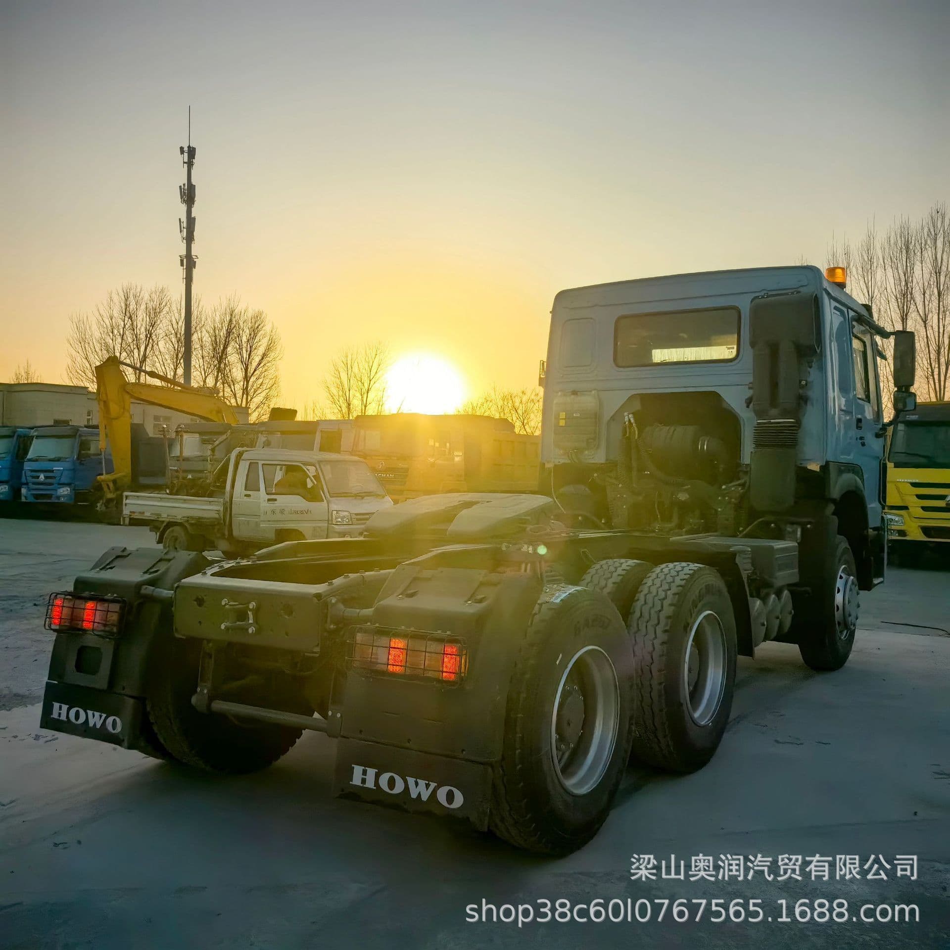 Sinotruk HOWO 6*4 Tractor Head for Sale, Tandem Axle Semi-Trailer Head, 420HP Freight Truck Head